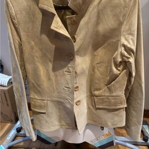 Women's Tan Suede Jacket